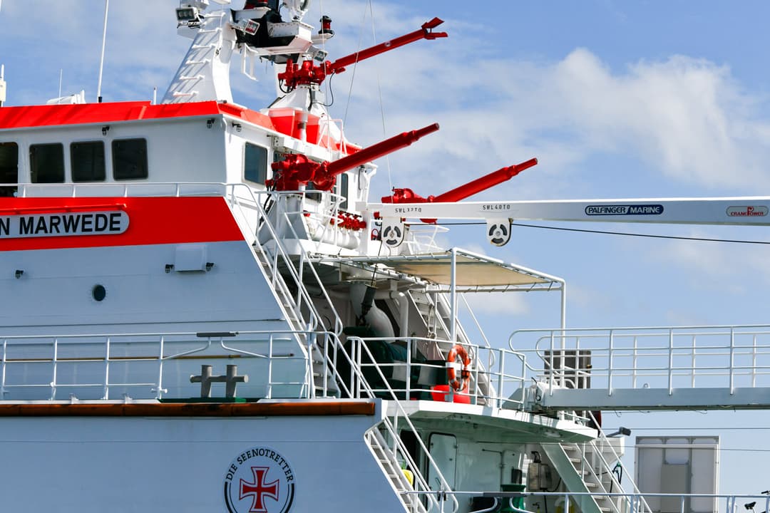 Inselbahn Fahrgäste