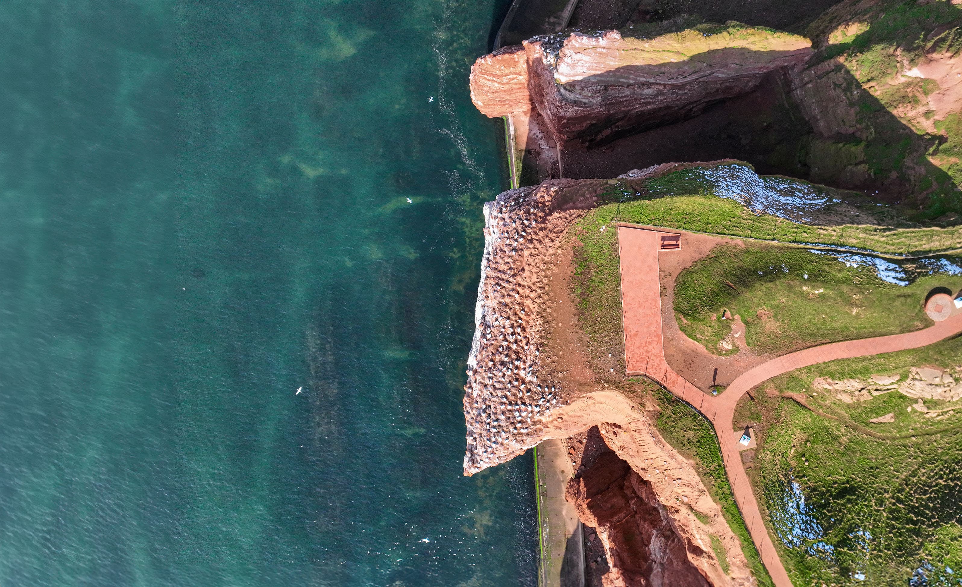 Helgoland Luftaufnahme